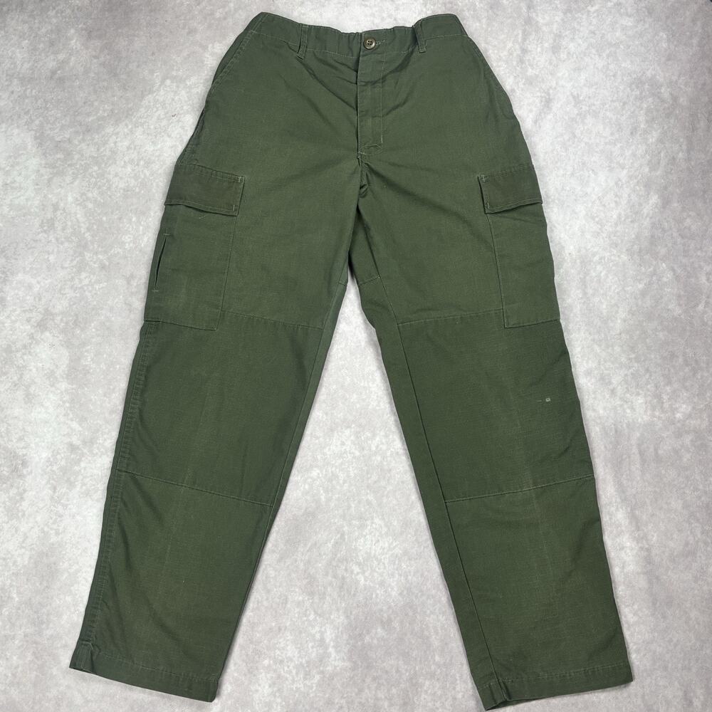 Vintage Camco USA Made Cotton Blend Adjustable Workwear Green Cargo Pants Size M